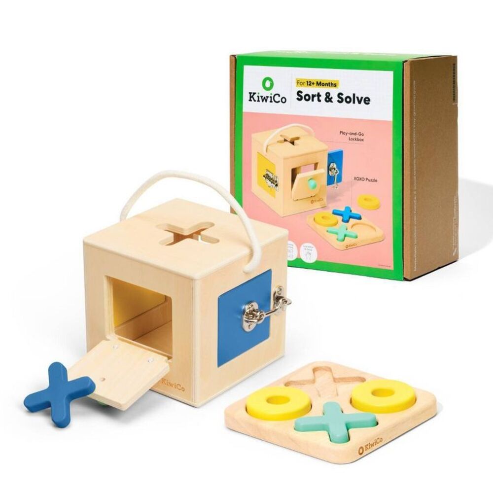 KiwiCo -  Activity Play Center 12m+ - Sort & Solve 6p Tan